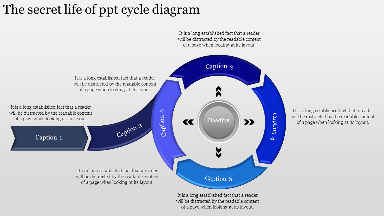 PPT Cycle Diagram PowerPoint Template and Google Slides